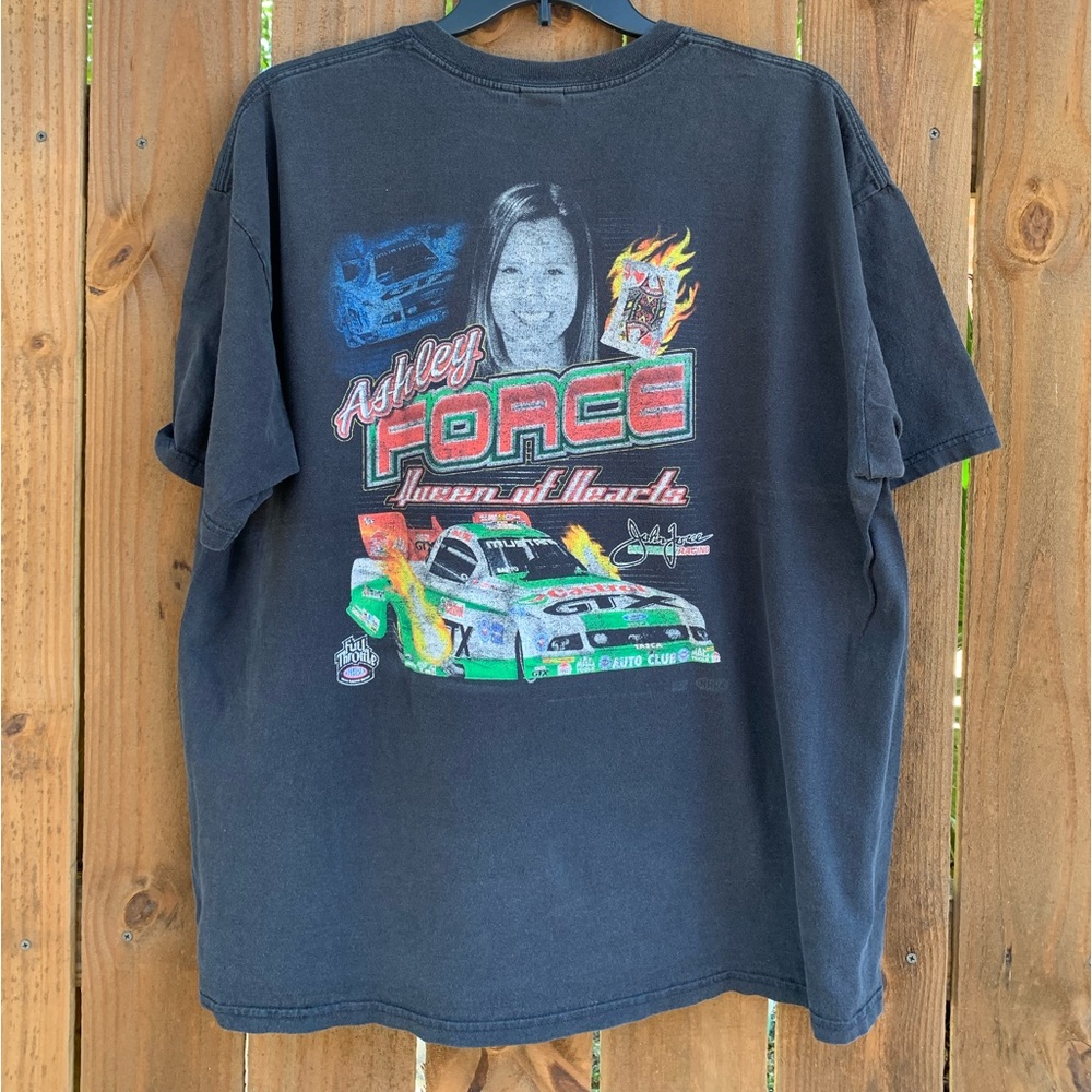 Ashley Force Racing Jacket Vintage Ashley Force Queen Of Hearts Racing T-Shirt S… - Gem